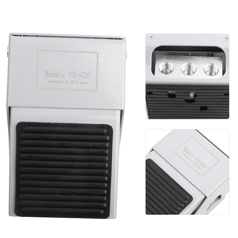 Alloy Steel G1Celsius4 Foot Pedal Valve with High Control Accuracy, , One in Two Out, for , P and A Interface Thread: G1Celsius4, Model: FV 420, Tw