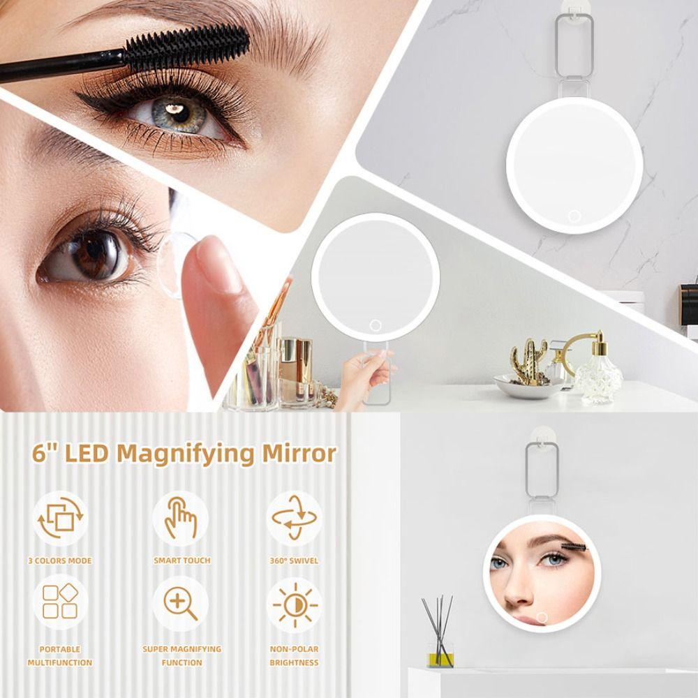 Round Travel Magnified Mirror 30X Vanity Mirror Decorative Makeup Magnifying Mirror  Bathroom