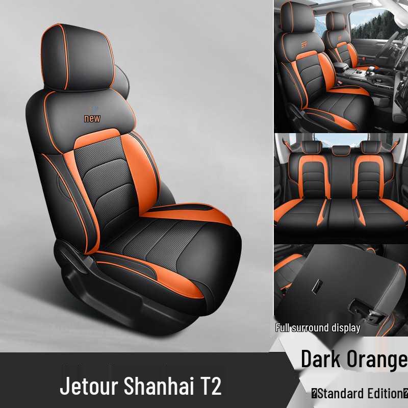 26-Model ShanHai T2 Perforated Leather Car Seat Cushion, All-Season Fit