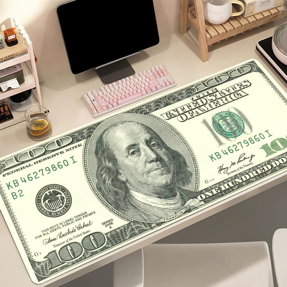 Money Classic Dollar Funny Mouse Pad Nonslip Thickened MousePad Student Gaming Cushion Large Writing Lockedge Office