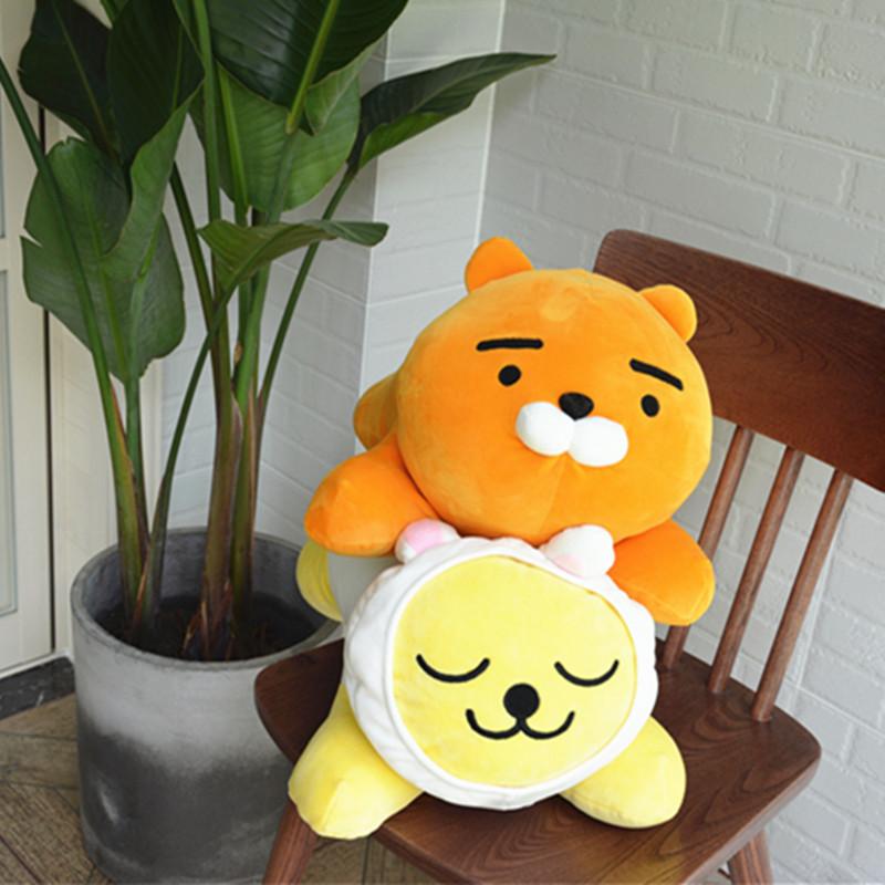 1pc 55cm Kakao Friends Plush Dolls Stuffed Kawaii Cartoon Figure Toys Ryan Cute Cocoa Kids Children 