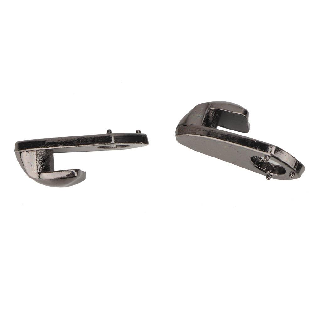 20Set Alloy Boot Lace Hooks Lace Fittings with Rivets for Repair Camp Hike Climb Accessories