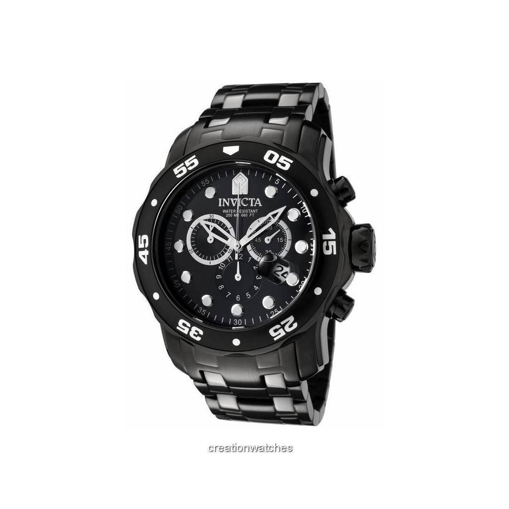 INVICTA Pro Diver Chronograph 200M 0076 Men's Watch