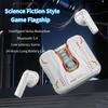 Kabelloser Bluetooth-Kopfhörer Cooler Mecha-Stil Cooler Lichteffekt Bluetooth 5.4 Lange Akkulaufzeit Spiel-Headset