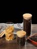 1PC Round Glass Storage Jars with Bamboo Lid for Coffee Beans Grains Noodles Food Storage Containers Kitchen Organizers Storage