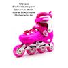 Profesjonalne, podświetlane, silikonowe łyżwy z regulowanymi kółkami dla dzieci i dorosłych