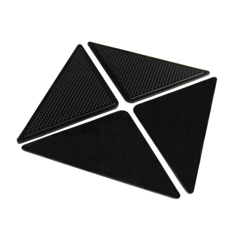 Ruggies Carpet Anti Slip Mat Patch Double Sided Tape Triangular Rubber Material