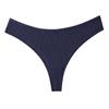 Low Waist Plus Size Solid Color Panties Breathable Sports Triangle Women’s Thong Panties