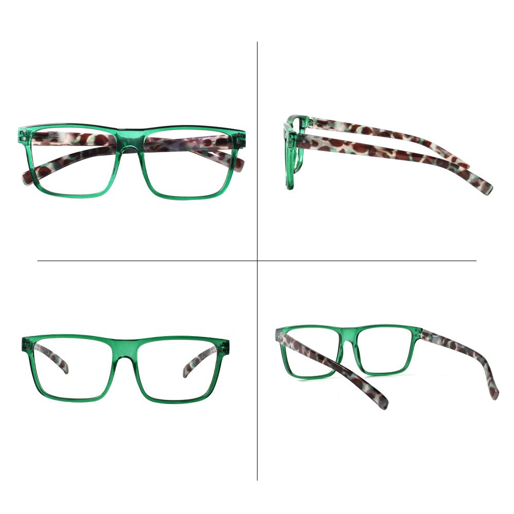 High Quality Prescription Eyeglasses Fashion Printed HD Lenses Spring Hinged Reading Glasses Diopter +1.0+2.0+3.0+4.0+5.0+6.0