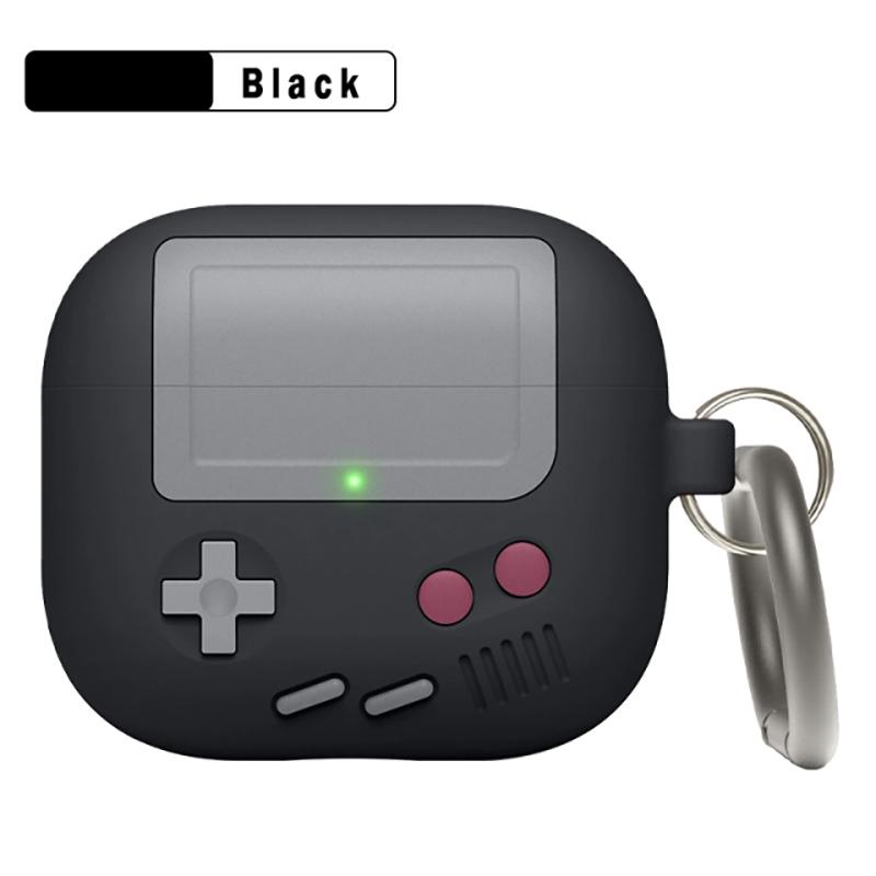 

Xnyocn 2024 для AirPods 3 чехол защитный чехол для Apple AirPods 3-го поколения игровой чехол Boy для AirPods Pro чехол силиконовый чехол For AirPods 1 2 чёрный