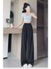 Southeast Asian Cotton & Linen Wide-Leg Lazy Summer Pants