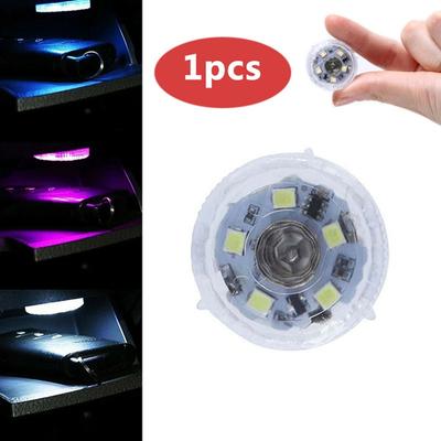 1 STÜCKE Ein-Knopf-Auto-LED-Touch-Sensor-Licht Tragbare selbstklebende Home Mini-Auto-Nachtleselampe Innenumgebungslampe