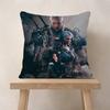 Game The WWitcher 3 Office Cushion Pillowcase Car Cushion Cover45X45CM Lumbar Pillowcase Sofa Pillowcover