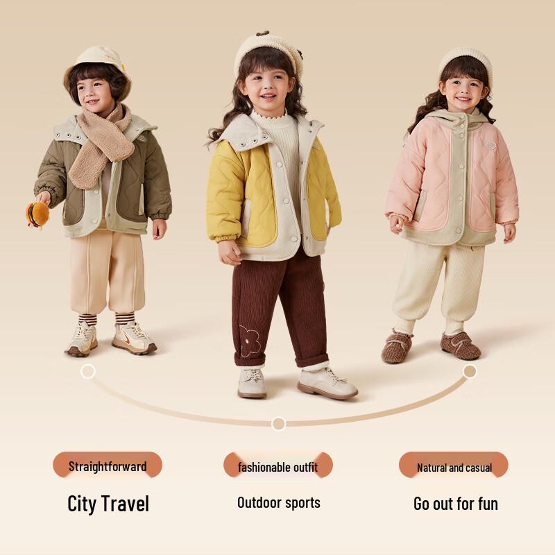 JELLYBABY Kids' Antibacterial Thermal Winter Padded Jacket