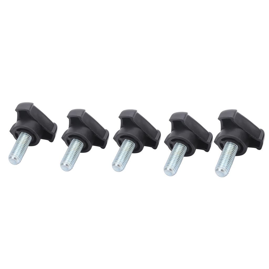5pcs Plastic Triangular Handle Screw Knob Tightening Screw Set Accessory M10 25mm