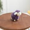 Adorable Felt Lamb Miniature 1Pc Mini Soft Wool Sheep Ornament Small Table Decor for Living Room Bedroom Nursery Party Holiday Gift