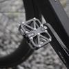 2Pcs Lightweight Flat Pedals Carbon Fiber Bicycle Platform Pedal Aluminum Alloy Mountain Bike Pedals Anti-Slip for MTB Road Bike