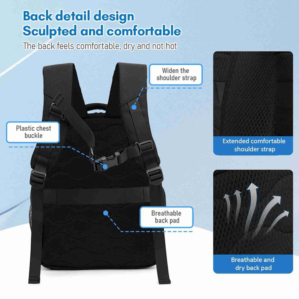 Camera Backpack 1680D Leather 20L Large Capacity Breathable Shockproof Camera Backpack for Photographer