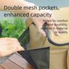Portable Design Large Capacity Bag Waterproof Travel Tableware Bag  Outdoor Activities
