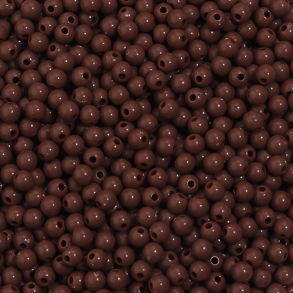 1000pcs/lot 5mm Solid Color Acrylic Round Beads Loose Spacer Mini Seed Bead For Jewelry Making DIY Bracelet Necklace Accessories
