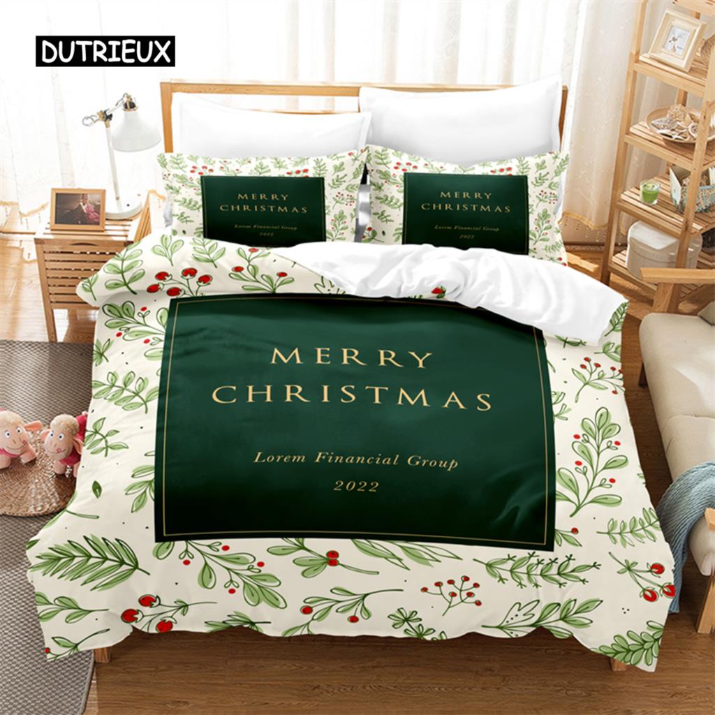 

Forest Christmas Bedding Set Duvet Cover Set 3d Bedding Digital Printing Bed Linen Queen Size Bedding Set Fashion Design EU Single(135*200cm)3pcs