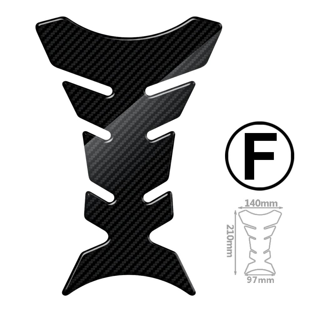 Motorcycle Tank Pad Protection Carbon-look Sticker Universal for Kawasaki Honda Yamaha Suzuki Aprilia Benelli