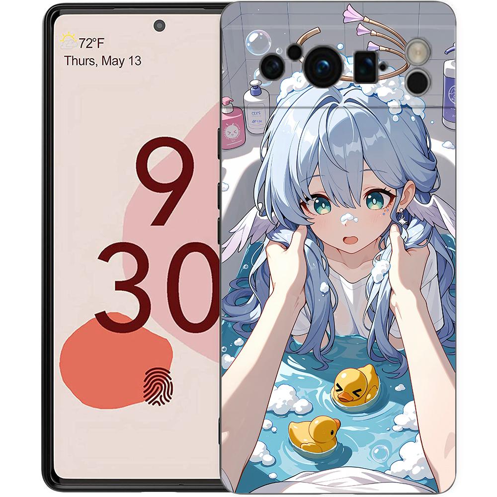 

For Google Pixel 10 Pro Phone Case Pixel 9 Pro XL TPU Case Pixel 8 Pro 9A 8A 7A 7 6A 6 Pro Cover Genshin Impact Lovely Furina Pixel 9 Pro