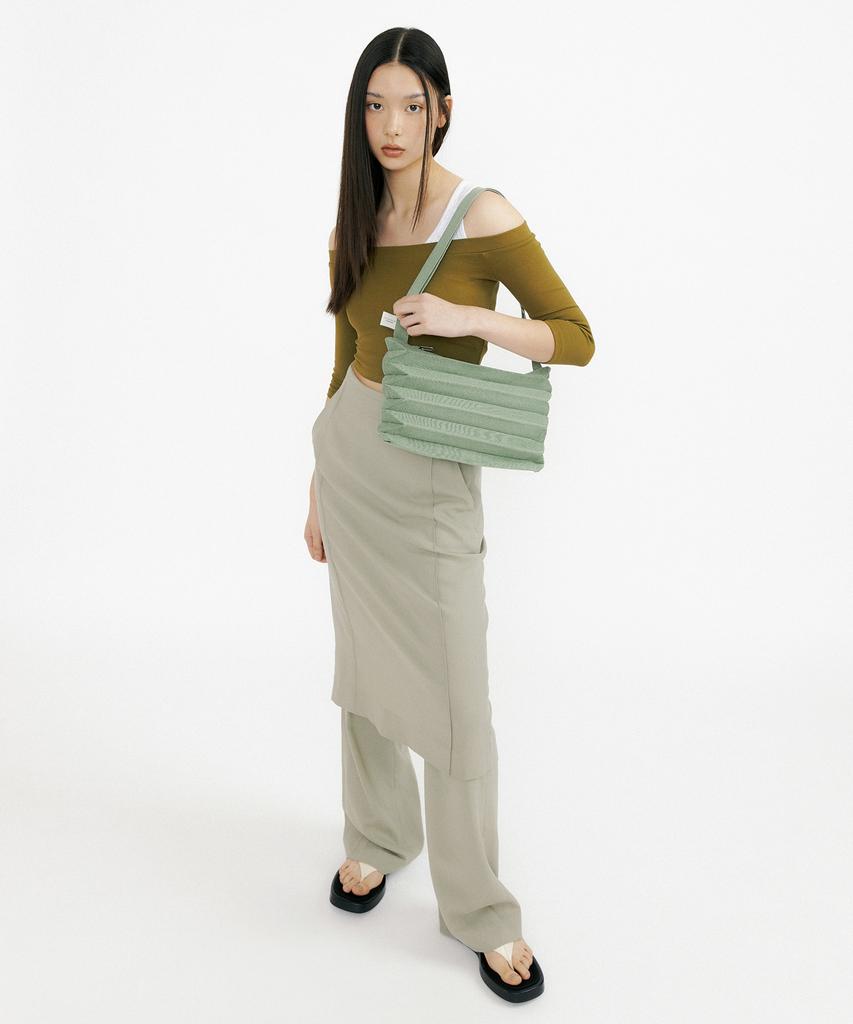 Pleatsmama New Sacoche Bag Sage