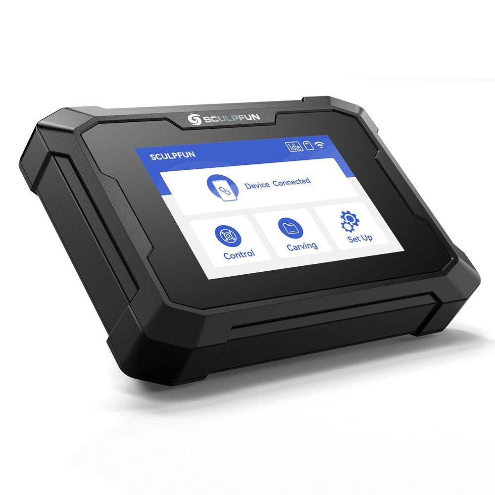 SCULPFUN TS1 3,5palcový dotykový displej, 480x320P, WiFi připojení, s porty pro SD kartu/ Type-C/ USB/ napájení