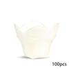 100Pcs Lotus Style Cupcake Liner Baking Cup Lotus Muffin Cupcake Paper Cup Oilproof Cake Wrapper Bakeware Pastry Tools