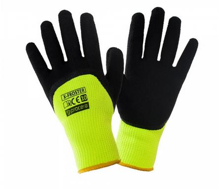 Protective, Work Gloves, Insulated, Coated With Latex Foam, High Grip, Available In Size 9