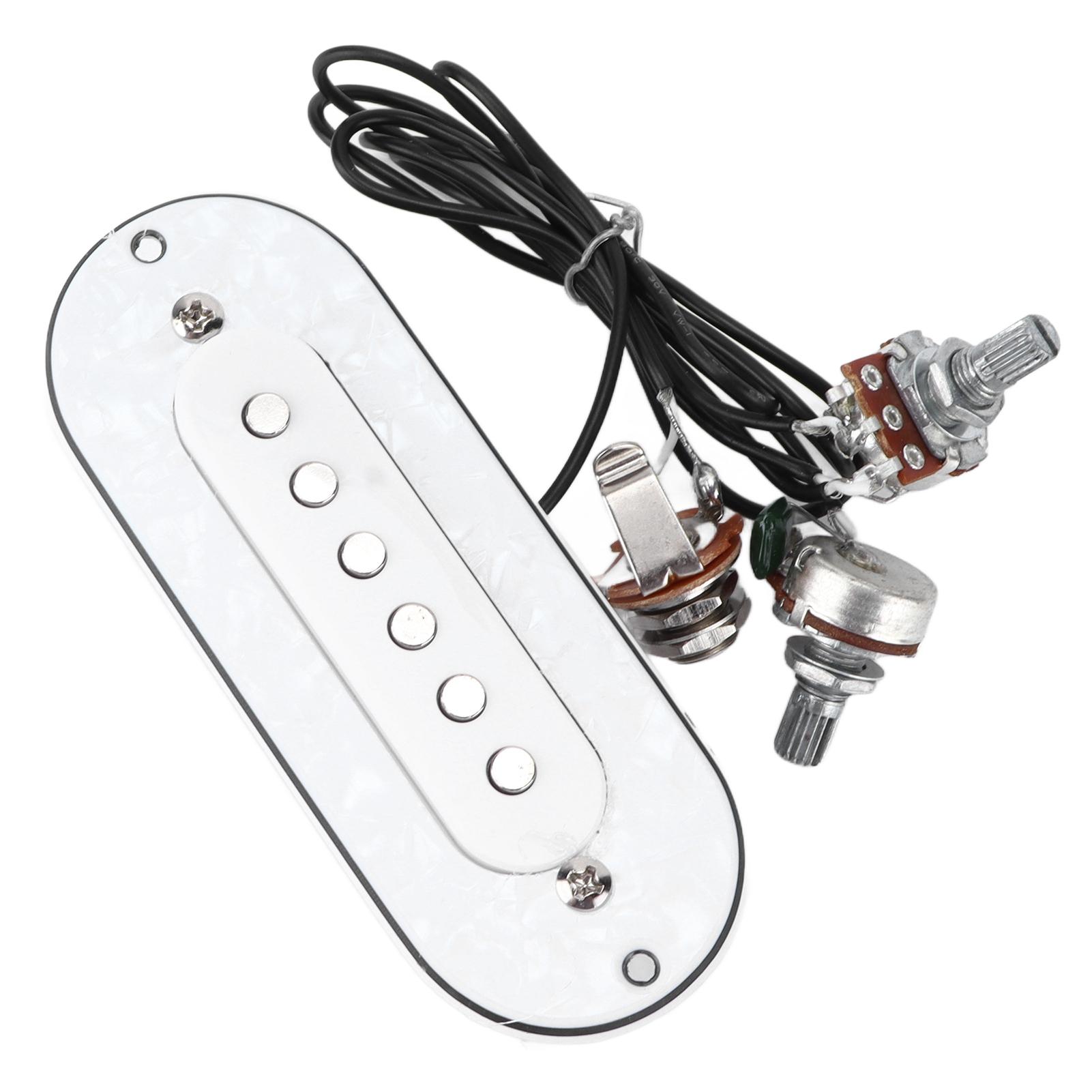 

Electric Pickup Pearl White Guitar Pickups with Volume Tone for Guitarists