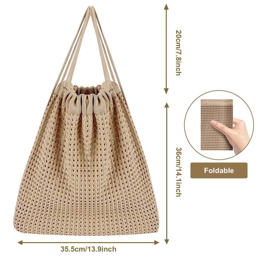 Summer Lightweight Basket Weave Crossbody Bag Stylish Simple Fashion Trend Beach Bag City Casual Style Dual Shoulder Strap