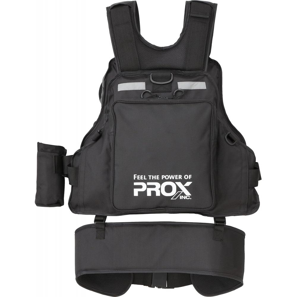 ProX  ProX  Floating Game Vest PX399 Adult Free Black X Black With Supporters