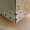8pcs Box Corners Protector Flight Case Corner Code Right Angle Support Bracket Box Edge Protection Cover Hardware Accessories