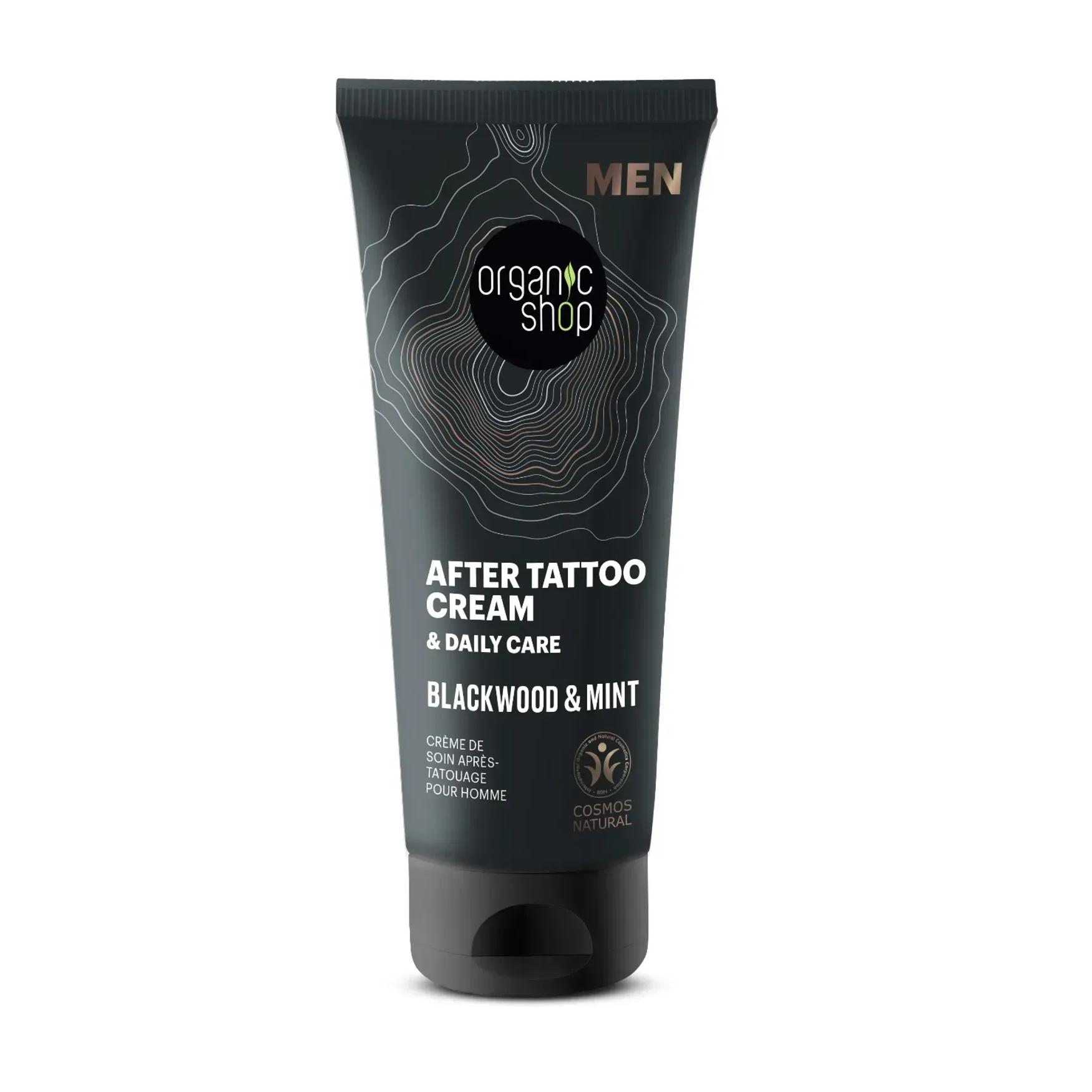

Крем после татуировки и ежедневный уход Blackwood and Mint MEN Organic Shop 75 мл
