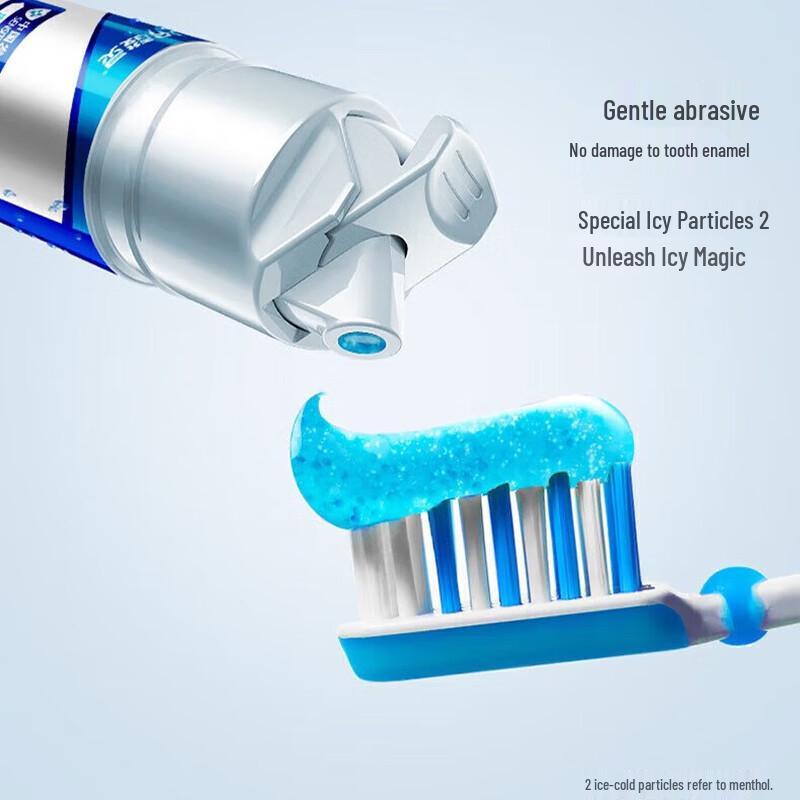 Cold Sour Ling Arctic White Pump Toothpaste Set