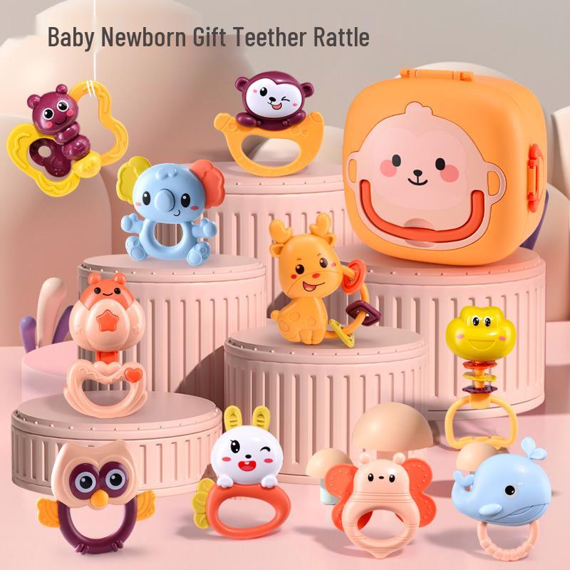 

Infant Rattle and Teether: Educational Toy for 0-6 Months