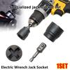 1Set Rust Resistant Electric Wrench Jack Socket Thickened Alloy Tire Unload Tool for Impact Drivers