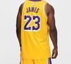 Nike NBA LA Lakers Lebron James Icon Edition Swingman Jersey 'Yellow'