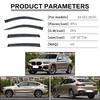 Car Window Visor for BMW X4 F26 G02 Rain Shield Deflectors Awning Trim Cover Exterior Strip Side Chrome Window Trim Accessories