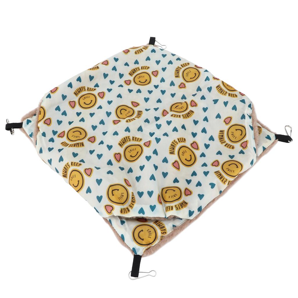 Small Pet Hanging Hammock Bunkbed Warm Pet Bed for Hamsters Mice White Rats and Other Small PetsS