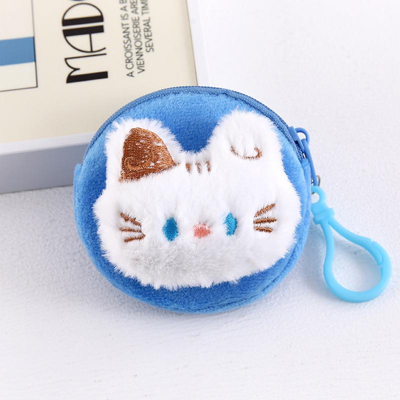 Cartoon Doll Plush Coin Purse: Custom Cute Mini Earphone & Storage Bag for Students and Children
