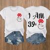 Unisex Streetwear I Am 39 Middle Finger Tshirt 40th Birthday Party Tees Aesthetic Y2K Harajuku Streetwear Unisex Fashion Tshirt