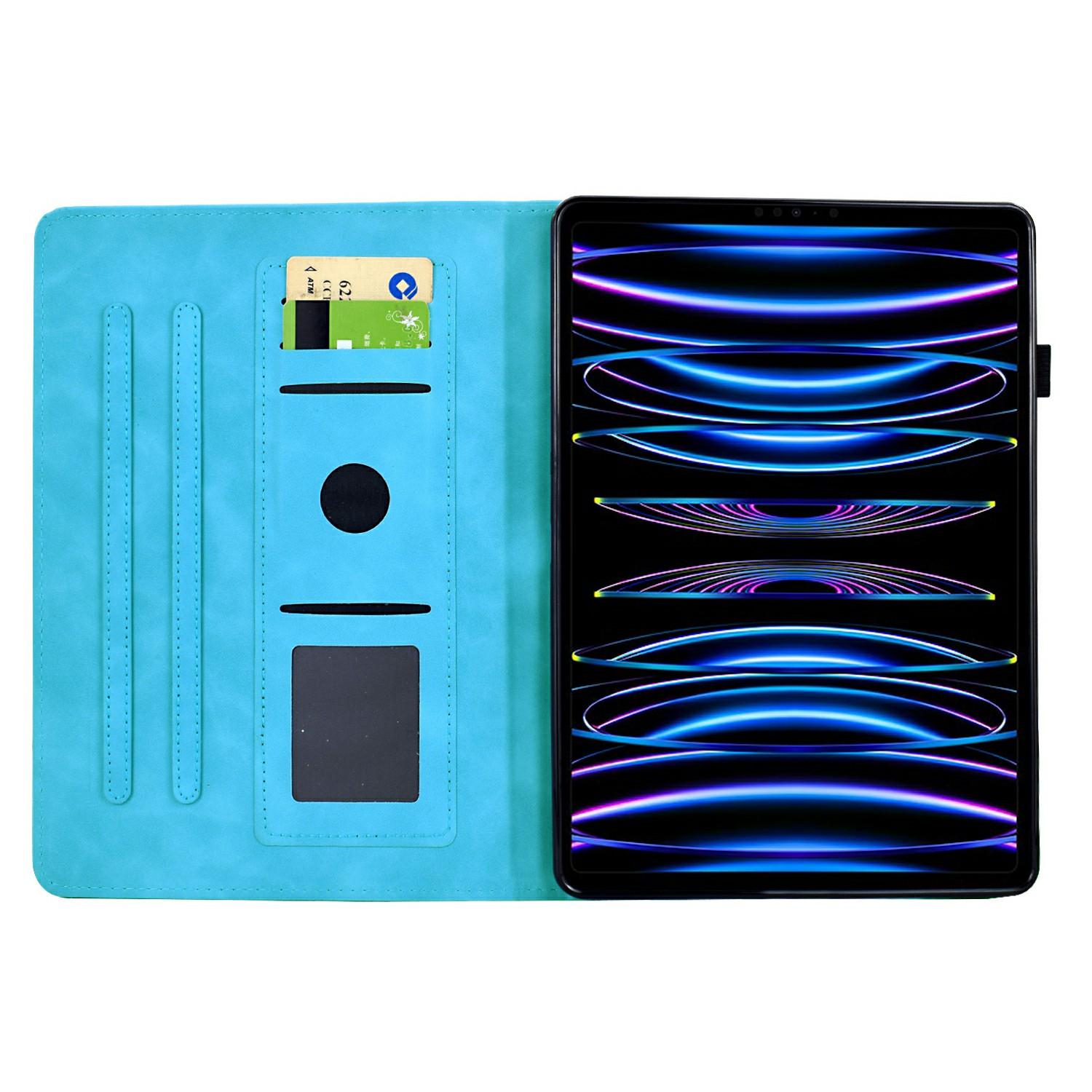 

Leather Case For iPad Air 11 (2025)/(2024)/Air (2022)/(2020)/Pro 11 (2022)/(2021)/(2020)/(2018) Mandala Tablet Cover with Card Slots Light Purple