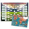 WK 2026 Speelschema Poster - Finale Ronde 48-Teams Verzameling Showcase, Voetbal Toernooi Wanddecoratie, Home Bar Sport Memorabilia Decoratie