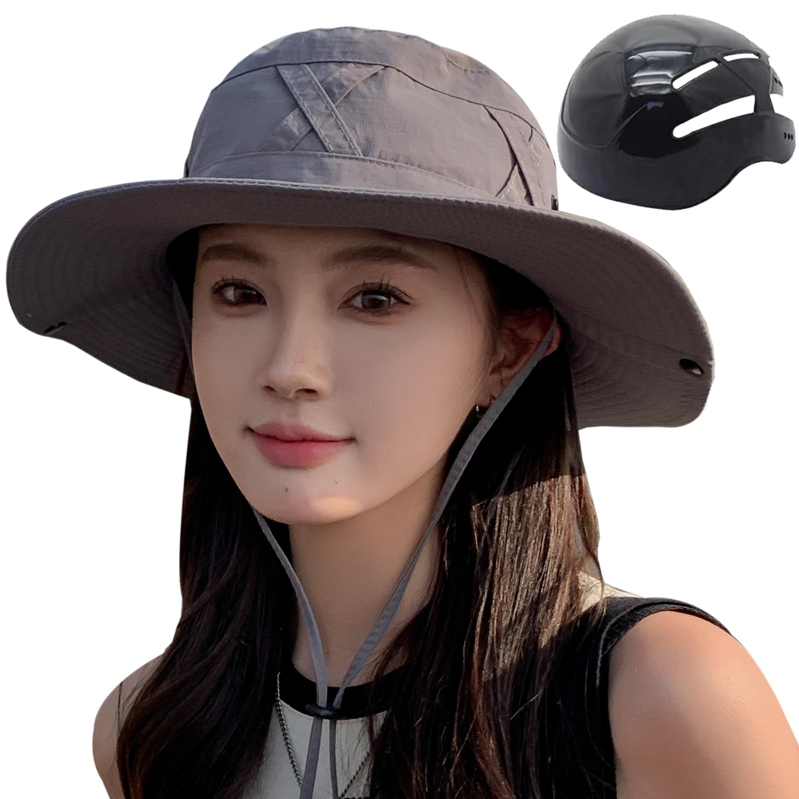 

Сертифицированный CE велосипедный шлем Safari для мужчин, стильный, УФ-защита, для похудения головы, защита от ударов при аварии, от солнца, идеально подходит для повседневной носки и активного отдыха, окружность головы