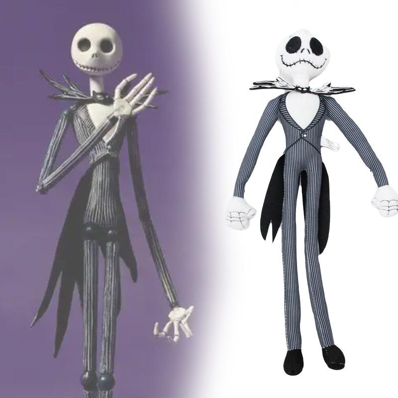 Entzückendes Plüschtier Jack Skellington Puppe Perfekt für Halloween- und Weihnachtsfeiern