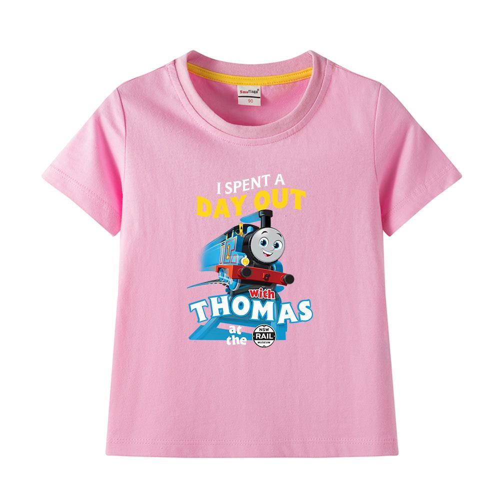 Boys' Pure Cotton Short-Sleeve Summer T-Shirt, 2022 New Children's Lightweight Half-Sleeve Top