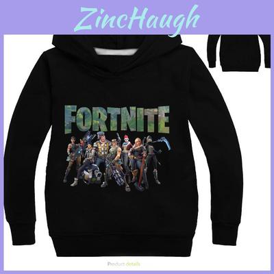 Fortnite Kids Hoodie Boys Girls Jumper Sweatshirt Pullover Jumpsuit With Comfortable Cotton Blend Fabric